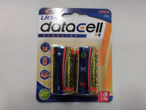 Pile Datacell R14 Alcaline (2pcs)