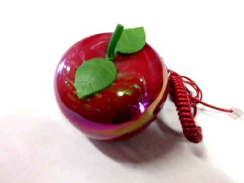 Téléphone filaire forme Pomme